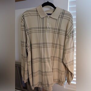 100% COTTON Polo long sleeve VINTAGE